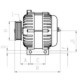 Alternator HC-CARGO 14V 150A pentru LAND ROVER DISCOVERY IV, RANGE ROVER SPORT I 3.0/3.0D 09.09-12.18