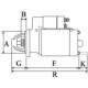 Demaror HC-CARGO 12V 2kW pentru HYUNDAI GRAND SANTA FÉ, IX35, SANTA FÉ II, KIA CARNIVAL III, SORENTO II, SPORTAGE III 2.0D/2.2D