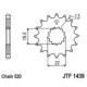 Pinion lant JT ZĘBATKI 14 dinti fata 22.0 mm pentru Suzuki