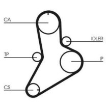 Set curea de distributie CONTITECH