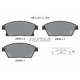 Set placute frana fata TEXTAR pentru BUICK ENCORE, CADILLAC ATS, CHEVROLET CRUZE, OPEL ASTRA H/J, dimensiuni 61.1mm x 148.2mm x 18.8mm