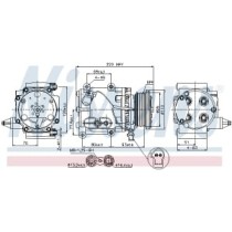 Compresor, climatizare NISSENS
