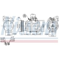 Compresor, climatizare NISSENS