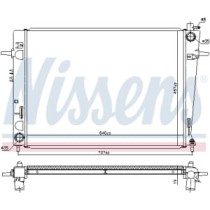 Radiator, racire motor NISSENS