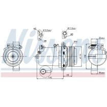 Compresor, climatizare NISSENS