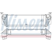 Intercooler, compresor NISSENS