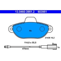 Set placute frana,frana disc ATE