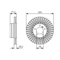 Disc frana BOSCH