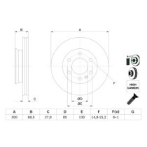 Disc frana BOSCH