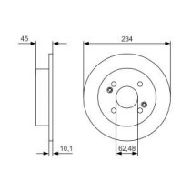 Disc frana BOSCH