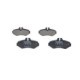 Set placute frana spate BOSCH pentru MERCEDES G W461 W463 SPRINTER 2-T B901 B902 3-T B903 2.1D-5.5 09.94 dimensiuni 61.3x125.9x17.6 mm