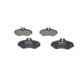 Set placute frana spate BOSCH pentru MERCEDES G W461 W463 SPRINTER 2-T B901 B902 3-T B903 2.1D-5.5 09.94 dimensiuni 61.3x125.9x17.6 mm