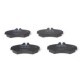 Set placute frana spate BOSCH pentru MERCEDES G W461 W463 SPRINTER 2-T B901 B902 3-T B903 2.1D-5.5 09.94 dimensiuni 61.3x125.9x17.6 mm