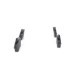 Set placute frana fata BOSCH pentru LAND ROVER FREELANDER I 1.8/2.0D/2.5 02.98-10.06, inaltime 62.2 mm, latime 131.9 mm, grosime 17.5 mm