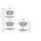 Set placute frana fata BOSCH pentru AUDI A3, TT; SEAT IBIZA III, LEON, TOLEDO II; SKODA OCTAVIA I; VW BORA, GOLF III, IV, NEW BEETLE 1.4-3.2