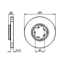 Disc frana BOSCH