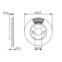 Disc frana BOSCH