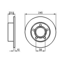 Disc frana BOSCH