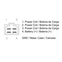 Regulator, alternator DZE