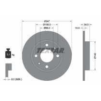 Disc frana TEXTAR