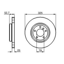 Disc frana BOSCH