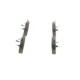 Set placute frana fata BOSCH pentru VOLVO V40, SAAB 9-3 1.5-2.0D, dimensiuni 72.9 mm inaltime, 155.3 mm latime, 18.5 mm grosime