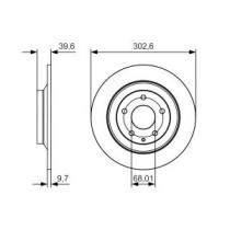 Disc frana BOSCH