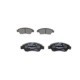 Set placute frana fata BOSCH pentru HONDA CIVIC V, CIVIC VI, JAZZ II, LOGO 1.2-1.6, inaltime 54.5 mm, latime 131.6 mm, grosime 15.0 mm