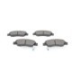 Set placute frana fata BOSCH pentru HONDA CIVIC V, CIVIC VI, JAZZ II, LOGO 1.2-1.6, inaltime 54.5 mm, latime 131.6 mm, grosime 15.0 mm