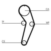 Set curea de distributie CONTITECH