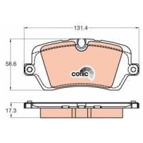 Set placute frana,frana disc TRW MOTO