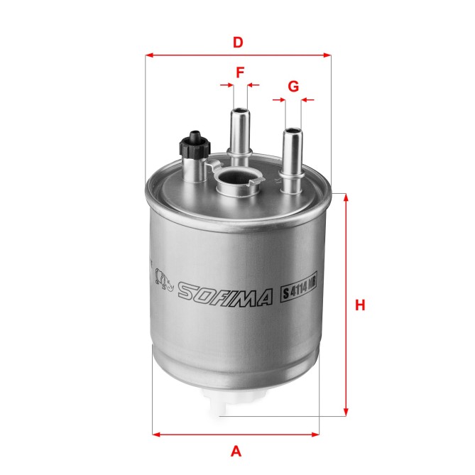 Filtru combustibil SOFIMA