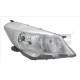 Far TYC Lampa frontala Stanga H4 electric fara motoras cromat pentru TOYOTA YARIS YARIS/HATCHBACK