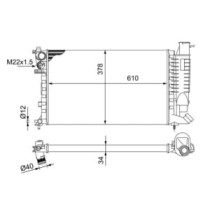 Radiator, racire motor MAHLE