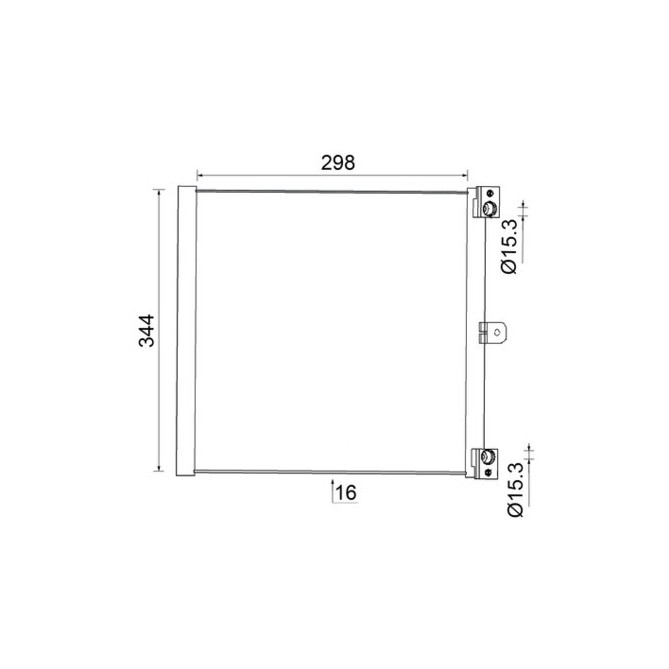 Condensator, climatizare MAHLE