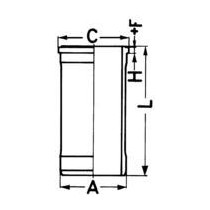 Camasa cilindru KOLBENSCHMIDT