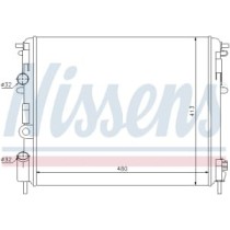 Radiator, racire motor NISSENS