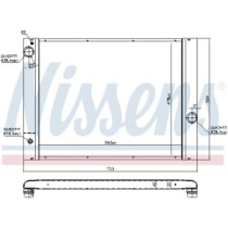 Radiator, racire motor NISSENS