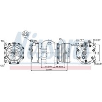 Compresor, climatizare NISSENS