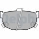 Set placute frana spate DELPHI pentru HYUNDAI COUPE I, COUPE II, ELANTRA III, LANTRA I, LANTRA II, TIBURON, KIA CERATO I, II, NISSAN BLUEBIRD