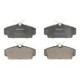 Set placute frana fata DELPHI pentru NISSAN ALMERA II, PRIMERA 1.5-2.2D 06.90-11.06, inaltime 57.0 mm, latime 124.0 mm, grosime 16.0 mm