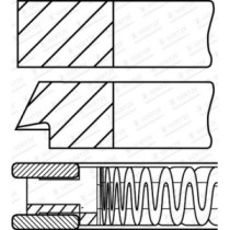 Set segmenti piston GOETZE