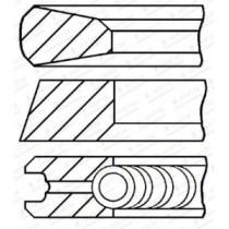 Set segmenti piston GOETZE