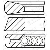 Set segmenti piston GOETZE