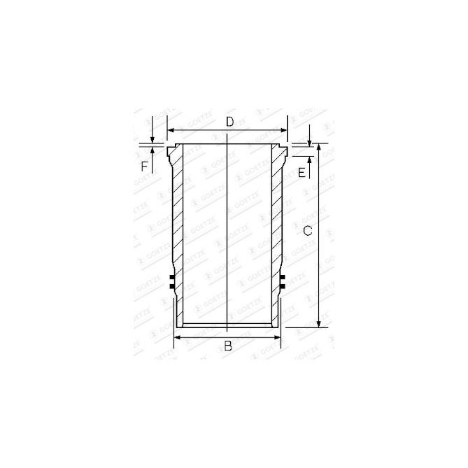 Camasa cilindru GOETZE