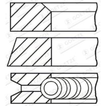 Set segmenti piston GOETZE