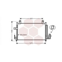 Condensator, climatizare VAN WEZEL