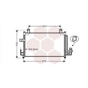 Condensator, climatizare VAN WEZEL