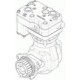 Compresor aer comprimat WABCO 352cm³ 1 cilindru pentru MAN FOC TGA TGL I TGM I D0834LFL40 D2876LF25