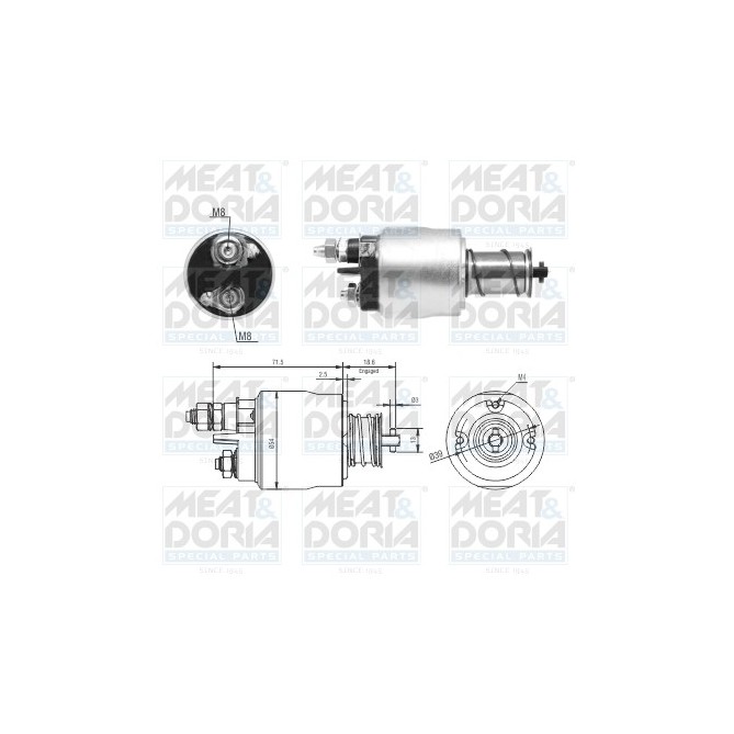 Solenoid, electromotor MEAT & DORIA